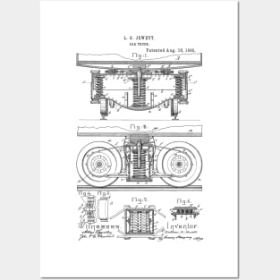 Car truck Vintage Patent Hand Drawing Posters and Art